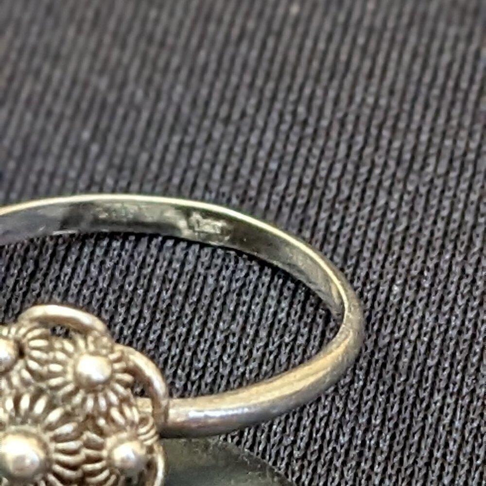 Dutch Button Filigree Zeeuwse Knoop Victorian Antique Ring - Picture 4 of 12